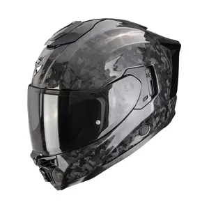 Full face motorcycle helmet Scorpion Exo-1500 Carbon Solid Onyx
