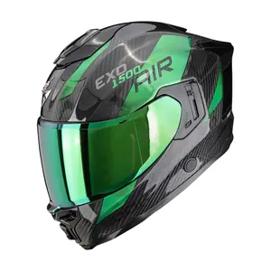 Casco integral de moto Scorpion EXO-1500 Carbon Air Mundi Platted image-0