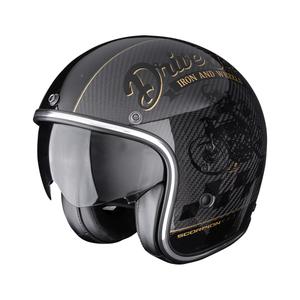 Casque moto jet Scorpion Belfast Evo Carbon