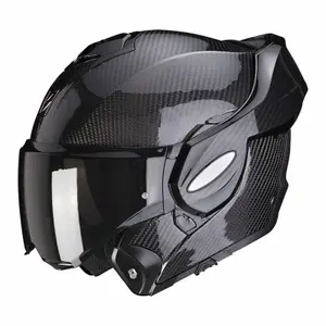 Casco da moto modulare Scorpion Exo-Tech Evo Carbon Solid ECE 22-06 image-1