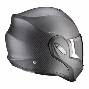 Casque moto modulable Scorpion Exo-Tech Evo Carbon Solid ECE 22-06 image-3