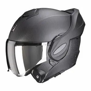 Casque moto modulable Scorpion Exo-Tech Evo Carbon Solid ECE 22-06 image-0