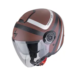Jet motorcycle helmet Scorpion Exo-City II Riva image-0