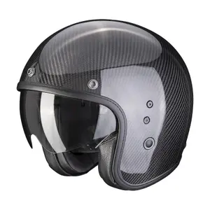 Casque jet Scorpion Belfast Carbon evo SOLID