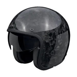 Αεροδυναμικό κράνος μηχανής Scorpion Belfast Evo Onyx Carbon Solid image-0