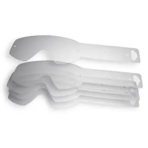 Pack of 10 tear-off motorcycle Scorpion Google Cross image-0