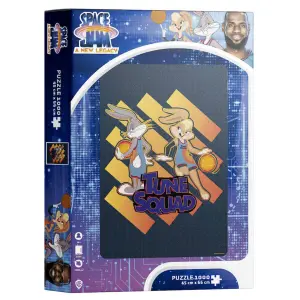 1000-piece puzzle SD Toys Space Jam 2 Tune Squad Bugs and Lola image-0