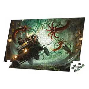 1000-piece poster puzzle SD Toys Arkham Horror image-1