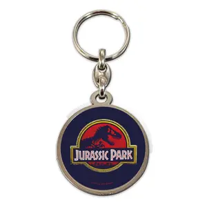 Porta-chaves de metal SD Toys Jurassic Park Movie Logo