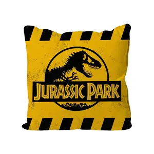 Cuscino SD Toys Jurassic Park Caution Logo image-0