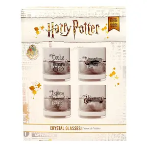Set of 4 glasses SD Toys Harry Potter Spells image-0