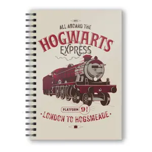 Cahier effet 3D SD Toys Harry Potter All Aboard the Hogwarts Express image-0