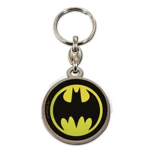 Metalowy brelok do kluczy SD Toys DC Comics Batman Logo image-0