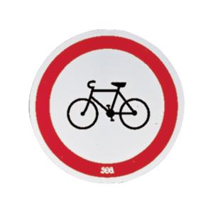 Sign kit with road safety support - stat. prohibited SEA image-1