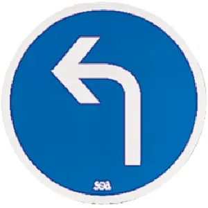 Panneau de sécurité routière - Obligation Droite SEA image-5