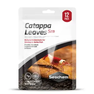 Διακόσμηση ενυδρείου Seachem Catappa Leaves (x12) image-0