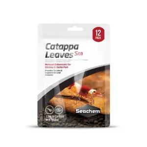 Διακόσμηση ενυδρείου Seachem Catappa Leaves (x12) image-1