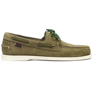 Child's suede boat shoes Sebago Docksides Portland image-0