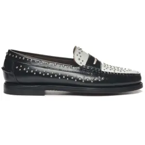 78118kw-987r-mocassins-femme-sebago-dan-studs-black-white
