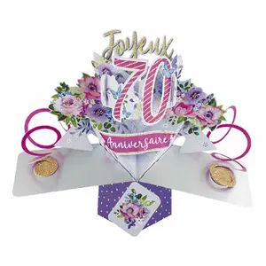 Pop-up-Karte 70 Jahre Second Nature Pop Ups image-0