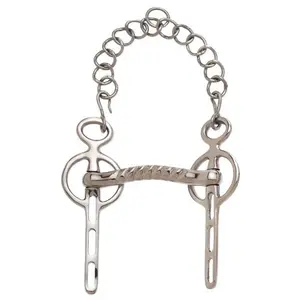 Bit com corrente de freio para cavalo Sefton Liverpool