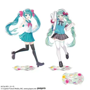 Figurine Sega Hatsune Miku - Platinium Zakka Big Clear Stand Acrylic - Miku 16th Anniversary image-0