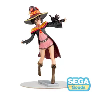 Figurine Sega Konosuba Megumi with Chomusuke Luminasta image-0