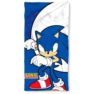 Toalla de playa de microfibra Sega Sonic The Hedgehog image-0
