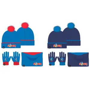 Children's winter hat and gloves Sega Sonic The Hedgehog image-0