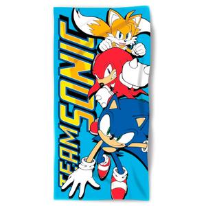 8435631339052-strandhandtuch-aus-baumwolle-sega-sonic-the-hedgehog-turkis-gelb-blau-rot-70x140-cm