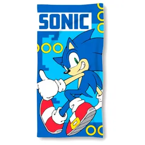 Toalla de playa de microfibra Sega Sonic The Hedgehog image-0
