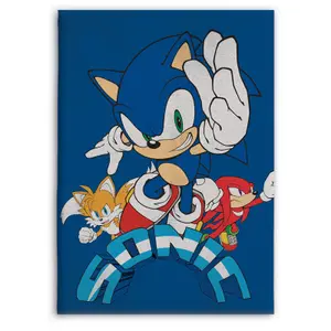 Fleece-Decke Sega Sonic The Hedgehog image-0