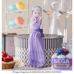 Pvc figurine Sega Re: Zero Starting Life in Another World Perching Emilia image-1