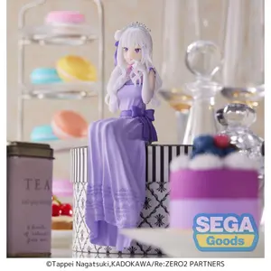 Pvc figurine Sega Re: Zero Starting Life in Another World Perching Emilia image-2