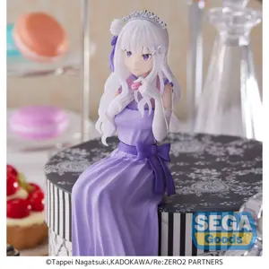 Pvc figurine Sega Re: Zero Starting Life in Another World Perching Emilia image-3