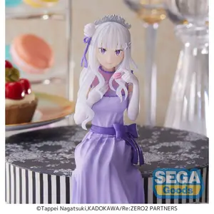 Pvc figurine Sega Re: Zero Starting Life in Another World Perching Emilia image-4