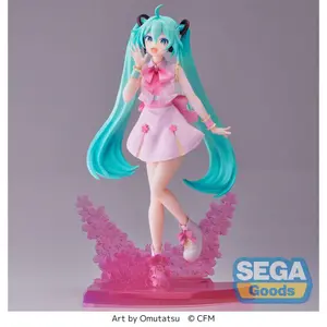 Figurine Sega PVC Luminasta Sakura Miku Omutatsu Ver image-0