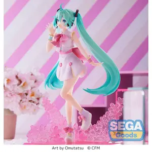 Figurine Sega PVC Luminasta Sakura Miku Omutatsu Ver image-2