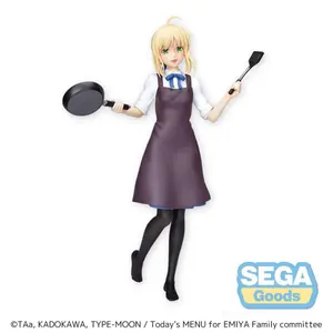 Pvc figurine today's menu for emiya family Sega Pm Saber image-0