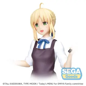 Pvc figurine today's menu for emiya family Sega Pm Saber image-1