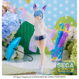 Figurine Sega Re: Zero -Starting en PVC Life in Another World Luminasta Rem Day After the Rain image-1