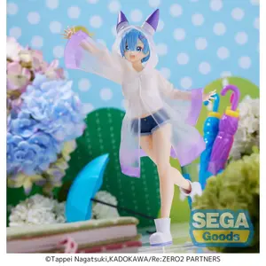 Figurine Sega Re: Zero -Starting en PVC Life in Another World Luminasta Rem Day After the Rain image-2