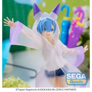 Figurine Sega Re: Zero -Starting en PVC Life in Another World Luminasta Rem Day After the Rain image-4