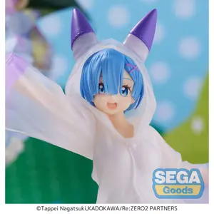 Figurine Sega Re: Zero -Starting en PVC Life in Another World Luminasta Rem Day After the Rain image-5