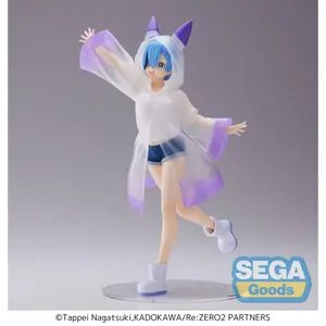 Figurine Sega Re: Zero -Starting en PVC Life in Another World Luminasta Rem Day After the Rain image-6