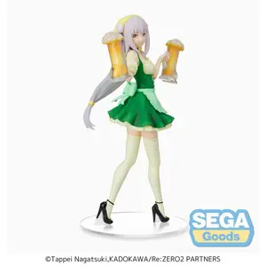 Samlerfigur Sega ReZero Starting Life in Another World SPM Emilia Oktoberfest Ver. (re-run)