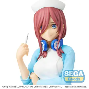 Pvc figurine Sega The Quintessential Quintuplets Spm Miku Nakano Nurse Ver image-4
