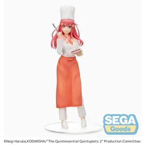 Pvc figurine Sega The Quintessential Quintuplets 2 Spm Itsuki Nakano Cook Ver image-0