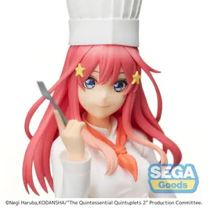 Pvc figurine Sega The Quintessential Quintuplets 2 Spm Itsuki Nakano Cook Ver image-4