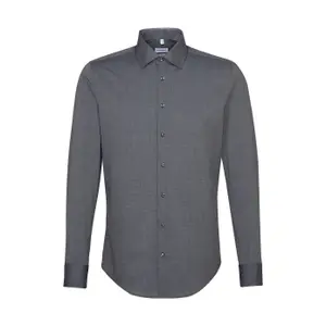 Long sleeve shirt Seidensticker Slim Fit Business Kent